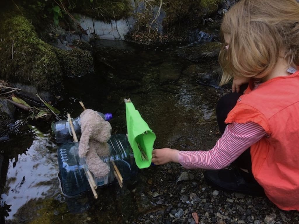 Water has a special attraction for children - having water in the garden allows them to learn to be around water safely
