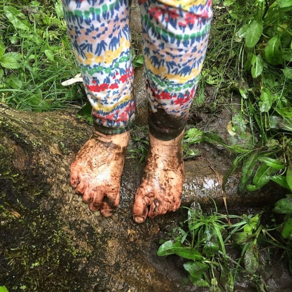 Coming into direct contact with the soil improves health and well-being